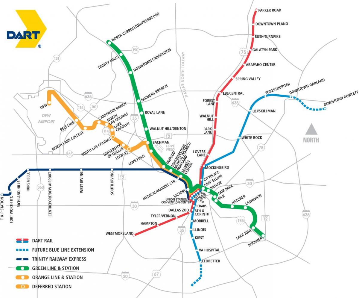 Dallas area rapid transit peta