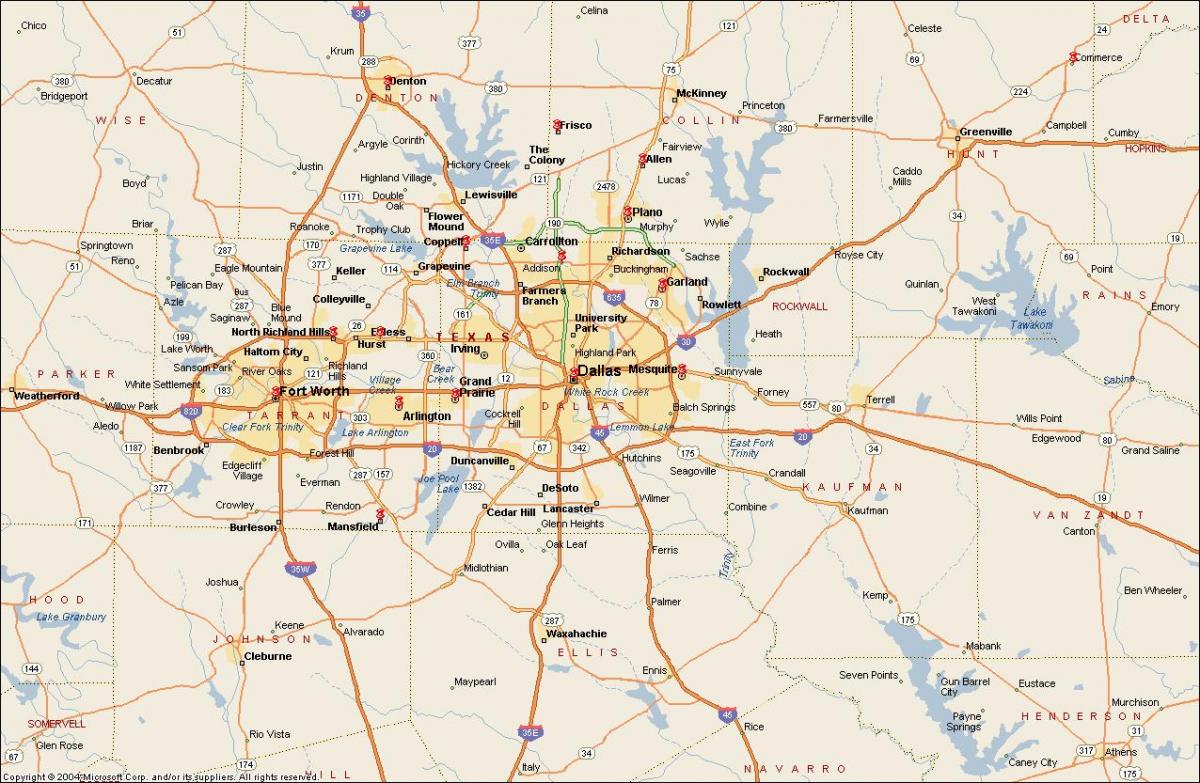 Dallas Fort Worth metroplex peta