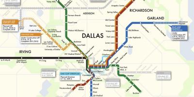 Peta dari metro Dallas