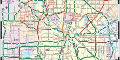 Peta dari Dallas tx